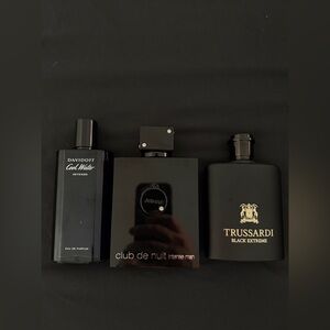Mens cologne collection/Trussardi/Armaf club de nuit/Davidoff cool water perfume